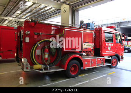 Tokio Service d'incendie, les camions de pompiers Banque D'Images