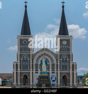 La Cathédrale de l'Immaculée Conception est la plus grande église en Thaïlande Banque D'Images