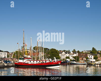 Mme Langeland I au Port de Laboe, Allemagne Banque D'Images