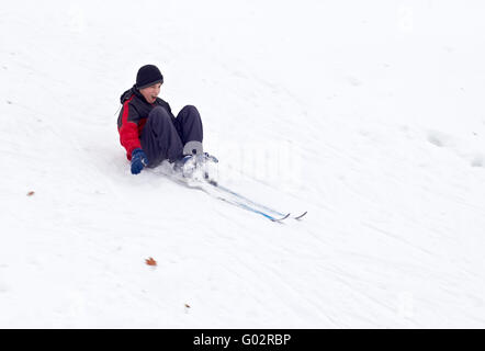 Skieur extrême Banque D'Images