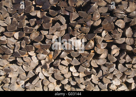 Pile de bois Banque D'Images