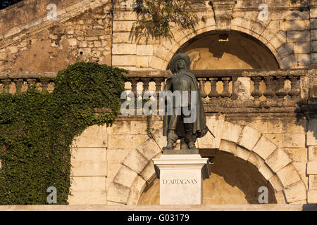 Statue de D'Artagnan Banque D'Images