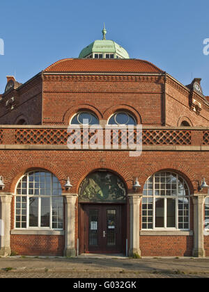 Hall de la coupole de la station du Port de Cuxhaven, Germa Banque D'Images