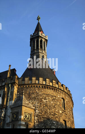 Hôtel de ville Aix-la-Chapelle en Allemagne de l'Ouest Banque D'Images