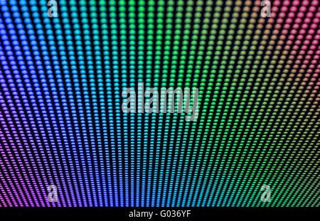 Motif arc-en-ciel LED Banque D'Images