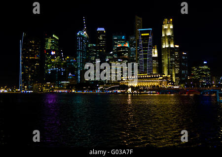 Skyline Singapour Banque D'Images