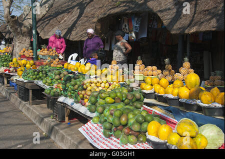 Stand de fruits Banque D'Images