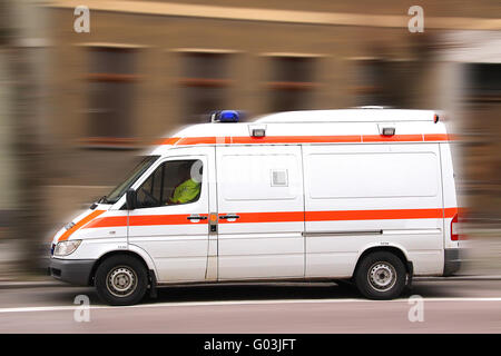 Ambulance sauvetage Banque D'Images