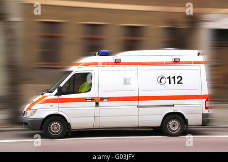 Ambulance sauvetage Banque D'Images