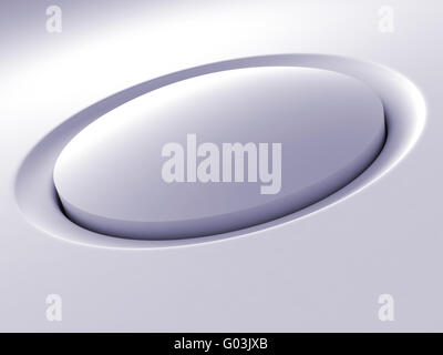 Close-up du bouton blanc d'une électro moderne Banque D'Images