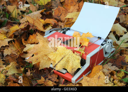 Machine à écrire manuelle Vintage Banque D'Images