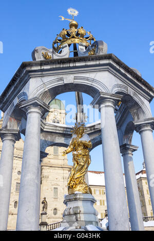 Mary's Well, Einsiedeln, Suisse Banque D'Images