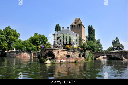 Les ponts couverts, des ponts couverts, France, Strasbourg, Alsace, France Banque D'Images