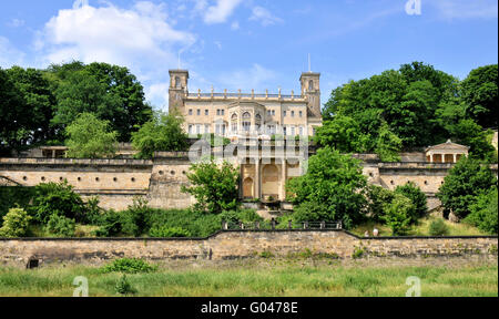 Château Albrechtsberg, Dresde, Saxe, Allemagne / Schloss Albrechtsberg, Albrechtsschloss Banque D'Images