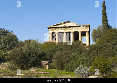 Temple d'Héphaïstos Banque D'Images