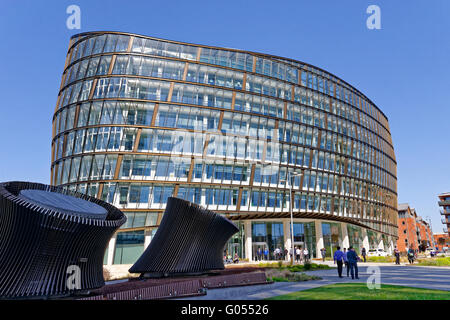 Un bâtiment carré de l'Ange dans le centre-ville de Manchester. Le siège de la Co-operative Group. Banque D'Images