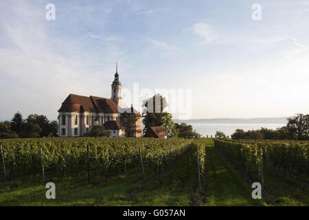 Le Lac de Constance à Birnau Banque D'Images