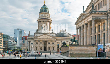 Cathédrale allemande sur Gendarmenmarkt Banque D'Images