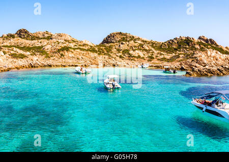 Porto Madonna, tour de l'île de La Maddalena, archipel de la Sardaigne, Italie Banque D'Images