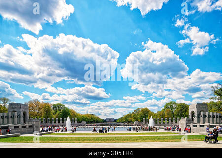 Washington DC, USA - 2 mai 2015 : les vétérans de guerre et les tuteurs d'honneur de l'organisation à but non lucratif de vol Banque D'Images