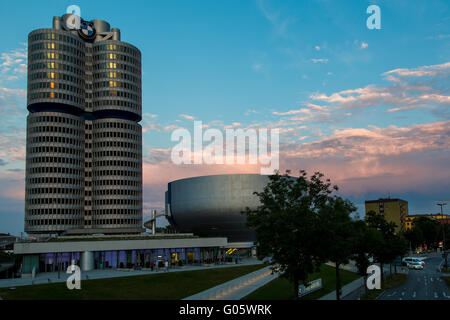 Siège social BMW à Munich Banque D'Images