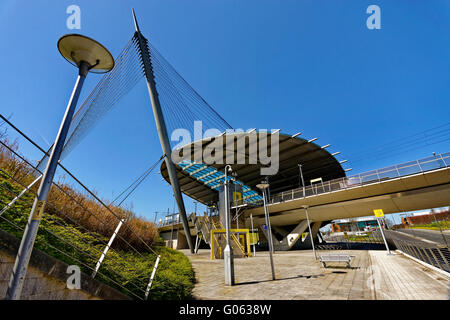 La station de tramway Metrolink Manchester 'Central Park' à Gateway, Newton Heath, Manchester, Angleterre. Banque D'Images