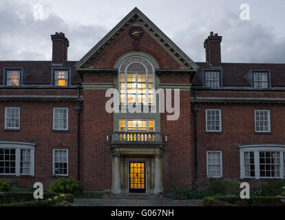 Bâtiment principal au St Hugh's College, Université d'Oxford, fondée pour seulement les étudiantes en 1886. Banque D'Images