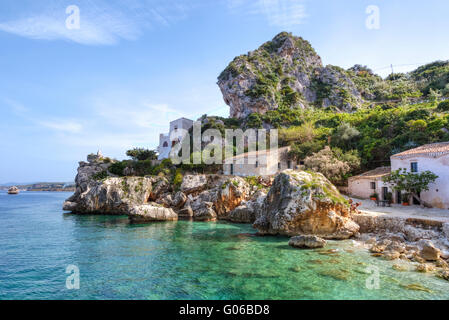 Scopello, Castellammare del Golfo, Trapani, Sicile, Italie Banque D'Images