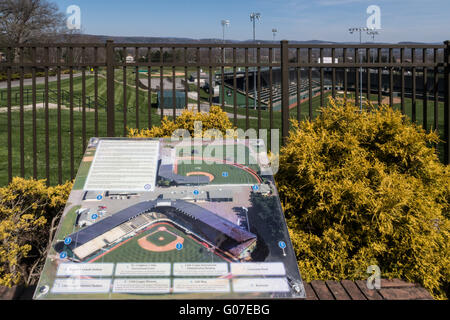 La petite ligue de baseball et softball Siège International, Williamsport, en Pennsylvanie, USA Banque D'Images