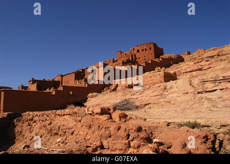 Ait Ben Haddou au Maroc Banque D'Images