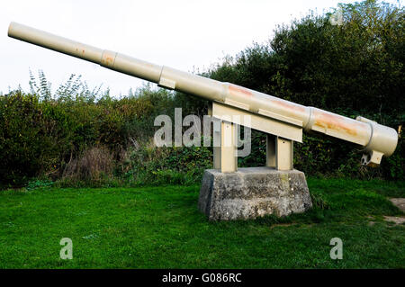 La Pointe du Hoc dans Criquevillse sur Mer Banque D'Images