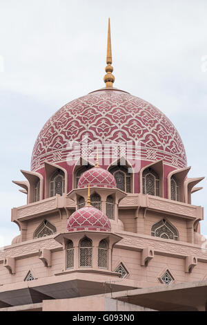 Dôme de mosquée Putra à Putrajaya Banque D'Images