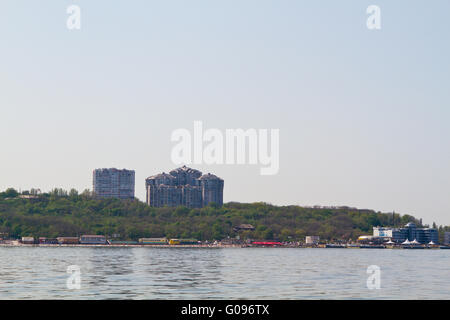 Odessa Ville mer avec de nouveaux quartiers urbains Banque D'Images
