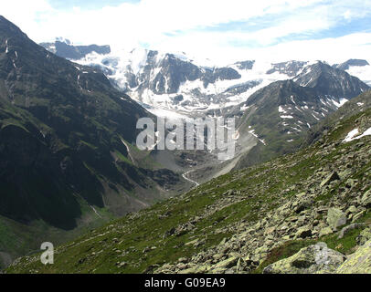 Glacier Taschach Banque D'Images