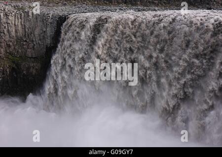 Dettifoss cascade, l'Islande Banque D'Images