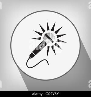 icône de microphone Illustration de Vecteur