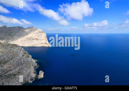 Le Cap Formentor, près de l'horizontale à Majorque Banque D'Images