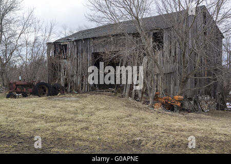 Grange abandonnée Banque D'Images