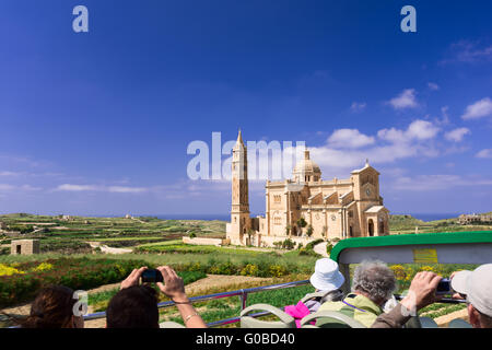 Sanctuaire de la Vierge de Ta Pinu Gozo Malte Banque D'Images