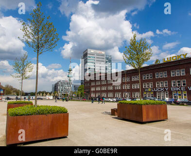 Bâtiment de Targo Bank, centre de service, à Duisburg, Allemagne Banque D'Images