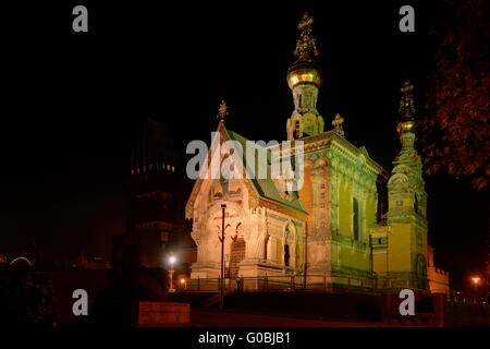 Chapelle russe darmstadt Banque D'Images