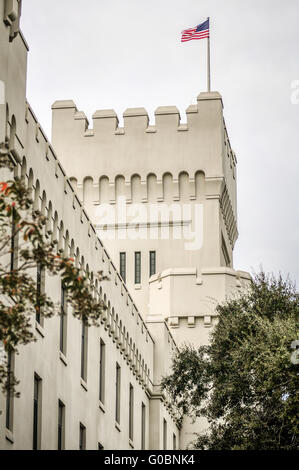 L'ancienne citadelle capus bâtiments de Charleston en Caroline du Sud Banque D'Images