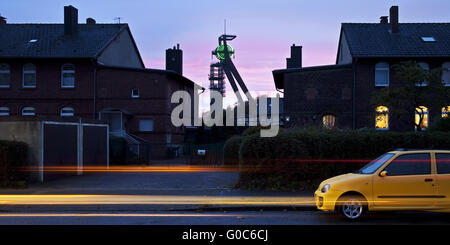 Châssis tête lumineuse, Recklinghausen, Allemagne Banque D'Images