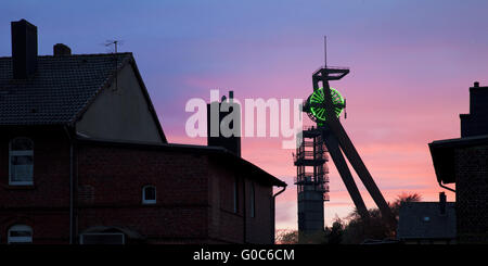 Châssis tête lumineuse, Recklinghausen, Allemagne Banque D'Images