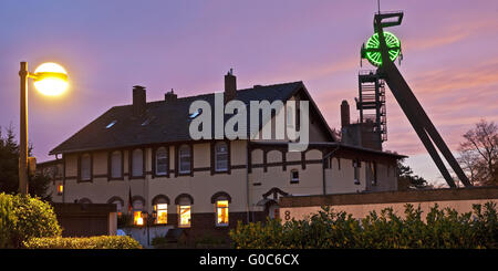 Châssis tête lumineuse, Recklinghausen, Allemagne Banque D'Images