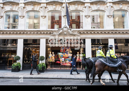 La Dolce & Gabbana store sur Old Bond Street, Londres Banque D'Images