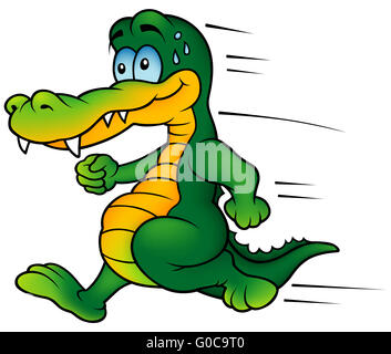 Coureur de crocodile Banque D'Images