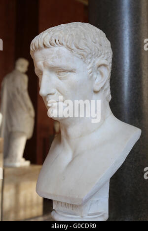 Claudius (10 BC-54). Empereur romain de 41 à 54 ans. La dynastie des Julio-claudiens. Portrait. En. 1er siècle après JC. Louvre, Paris Banque D'Images