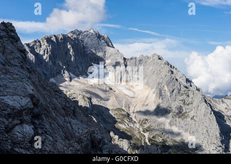 Mt et Zugspitze Höllen Valley Banque D'Images