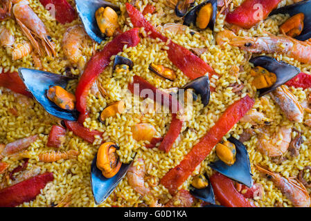 Paella espagnole Banque D'Images